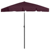 Weinroter Sonnenschirm Afran 180x120cm