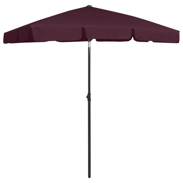 Weinroter Sonnenschirm Afran 180x120cm