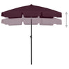 Weinroter Sonnenschirm Afran 180x120cm