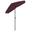 Weinroter Sonnenschirm Afran 180x120cm