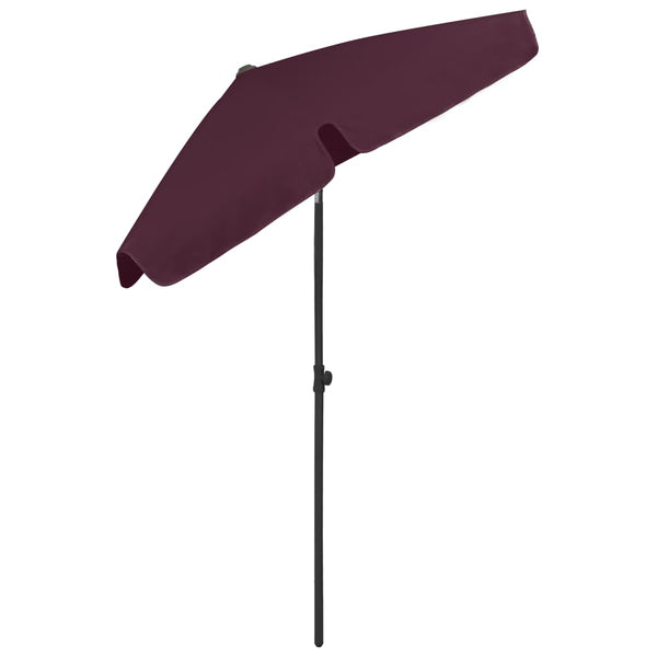 Weinroter Sonnenschirm Afran 180x120cm