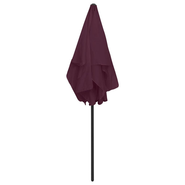 Weinroter Sonnenschirm Afran 180x120cm