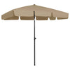 Graubrauner Sonnenschirm Afran 200x125cm