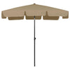 Graubrauner Sonnenschirm Afran 200x125cm