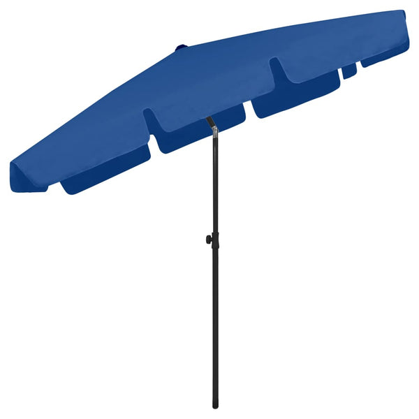 Himmelblauer Sonnenschirm Afran 200x125cm
