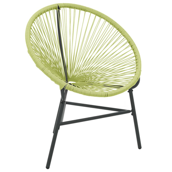 Grüner Acapulco-Gartensessel Niculii (Polyrattan)