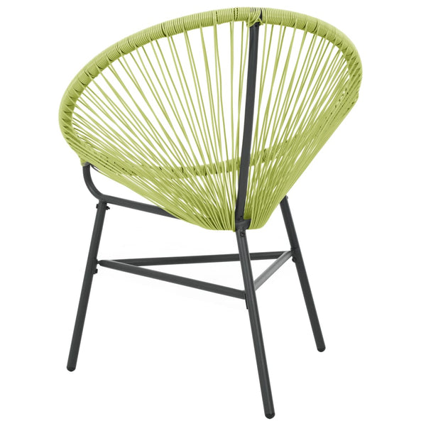 Grüner Acapulco-Gartensessel Niculii (Polyrattan)