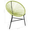 Grüner Acapulco-Gartensessel Niculii (Polyrattan)