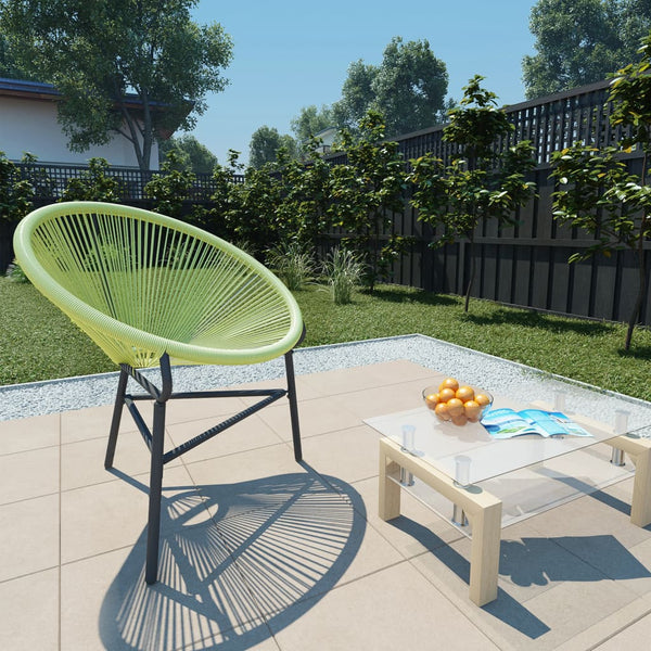 Grüner Acapulco-Gartensessel Niculii (Polyrattan)
