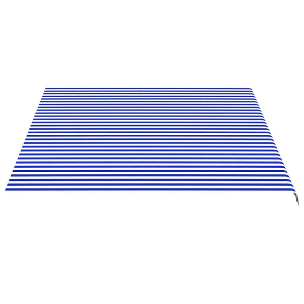 Blauer und weißer Ersatzstoff für Ferin Markise 4,5x3,5 m