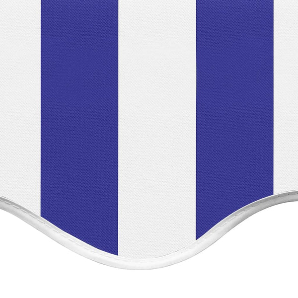 Blauer und weißer Ersatzstoff für Ferin Markise 4,5x3,5 m