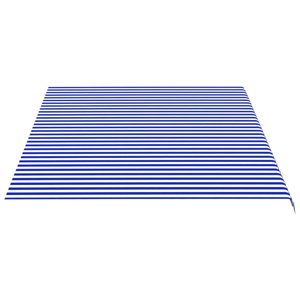 Blauer und weißer Ersatzstoff für Ferin-Markise 5x3,5 m