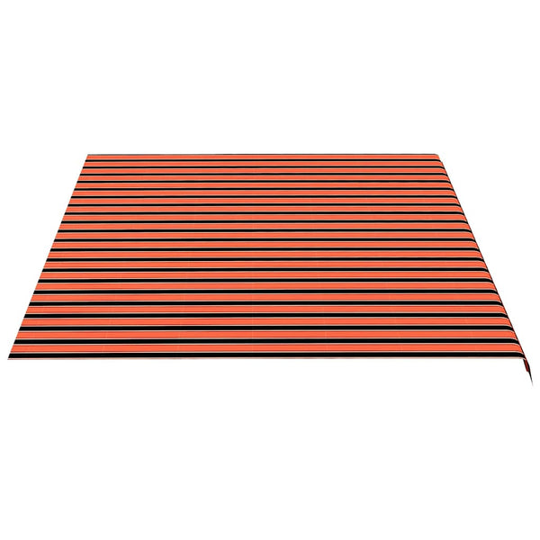 Orangefarbener und brauner Ersatzstoff für Ferin-Markise 5x3,5 m
