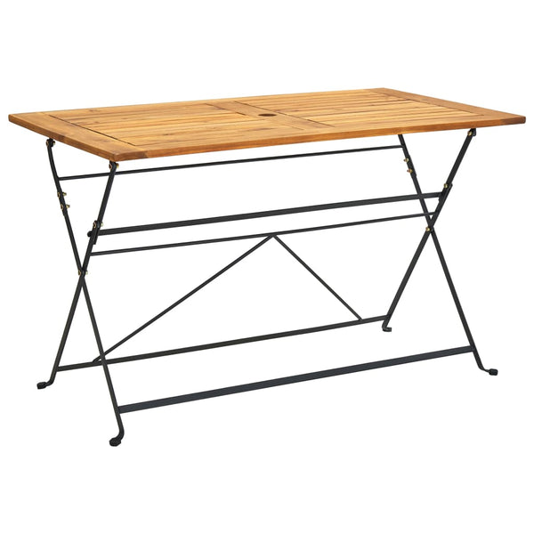 Klappbarer Gartentisch Deena 120x70x74cm (Akazienholz)