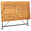 Klappbarer Gartentisch Deena 120x70x74cm (Akazienholz)