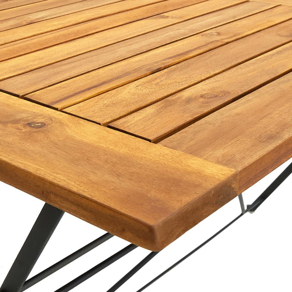 Klappbarer Gartentisch Deena 120x70x74cm (Akazienholz)