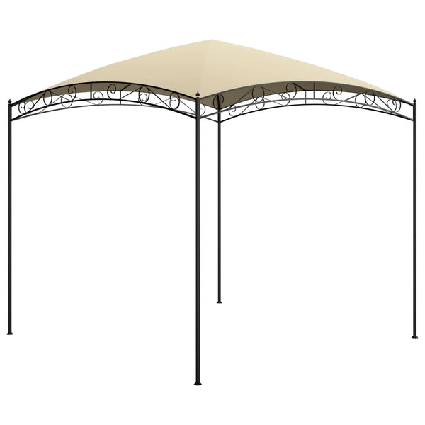 Cremefarbener Pavillon Valdora 3x3x2,65 m (180 g/m²)