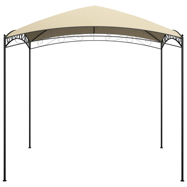 Cremefarbener Pavillon Valdora 3x3x2,65 m (180 g/m²)
