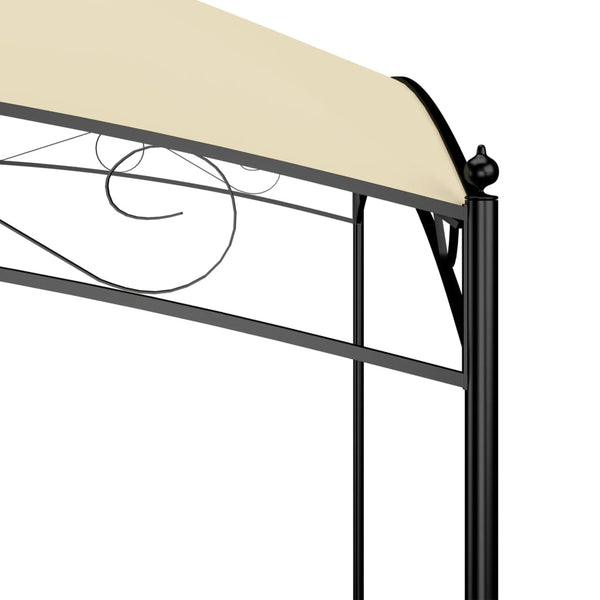 Cremefarbener Pavillon Valdora 3x3x2,65 m (180 g/m²)