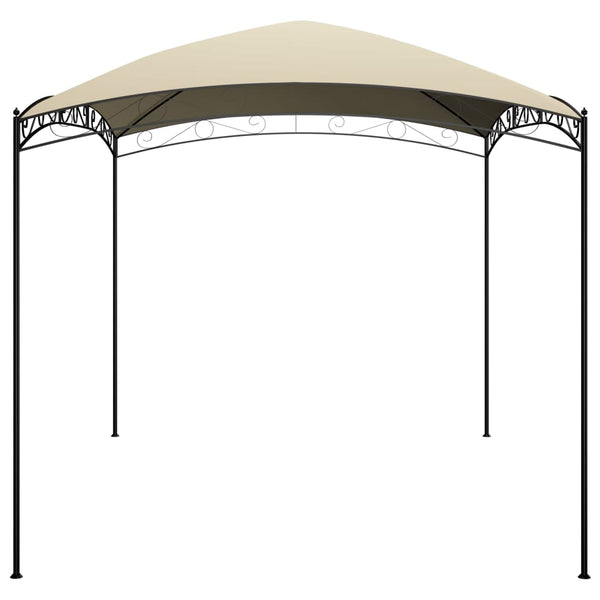 Cremefarbener Pavillon Valdora 3x4x2,65 m (180 g/m²)
