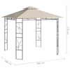 Cremefarbener Pavillon Falcusan 3x3x2,7 m (160 g/m²)