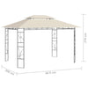 Creme Pavillon Kurt 4x3x2,7 m (160 g/m²)