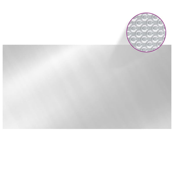 Silberne Poolabdeckung Stricescu 549x274cm (St)