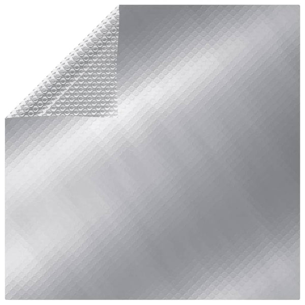 Silberne Poolabdeckung Stricescu 975x488cm (PE)