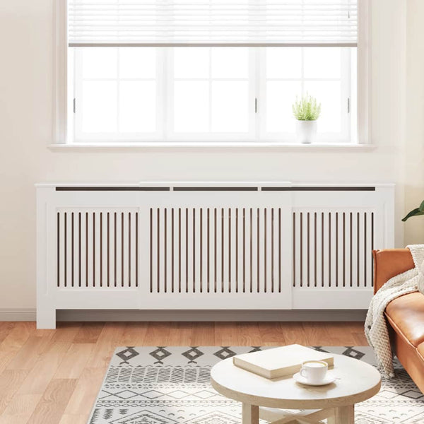 Valkoinen mdf lämpöpatterin suoja Eliss 205cm