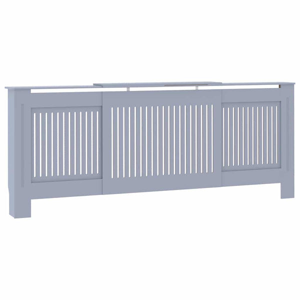 Grauer MDF-Heizkörperverkleidung Eliss 205cm