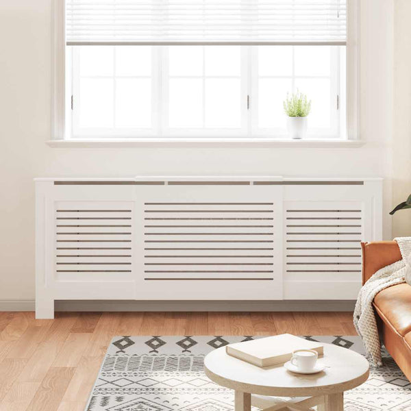 Valkoinen mdf lämpöpatterin suoja Oroian 205cm