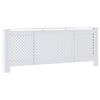 Weiße MDF Heizkörperverkleidung Constantuin 205cm