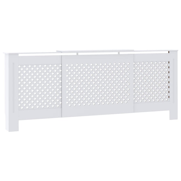 Weiße MDF Heizkörperverkleidung Constantuin 205cm