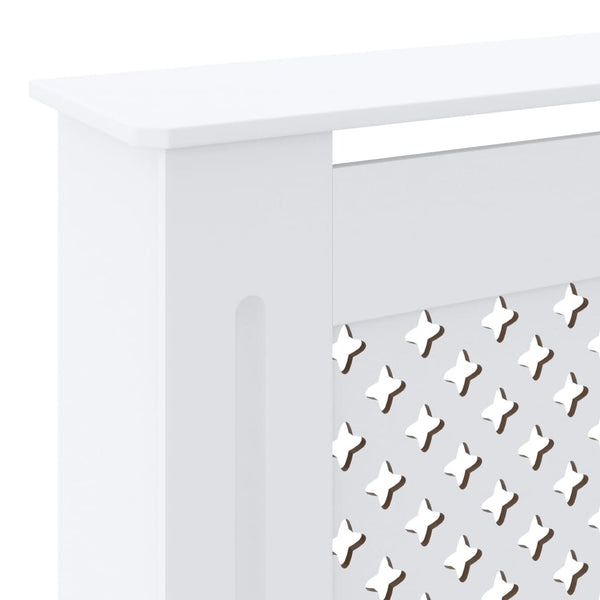 Weiße MDF Heizkörperverkleidung Constantuin 205cm