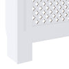 Weiße MDF Heizkörperverkleidung Constantuin 205cm