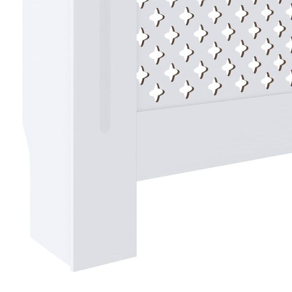 Weiße MDF Heizkörperverkleidung Constantuin 205cm