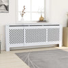 Weiße MDF Heizkörperverkleidung Constantuin 205cm