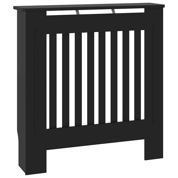 Musta mdf lämpöpatterin suoja Eliss 78cm