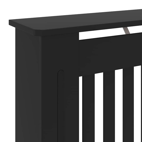 Musta mdf lämpöpatterin suoja Eliss 78cm