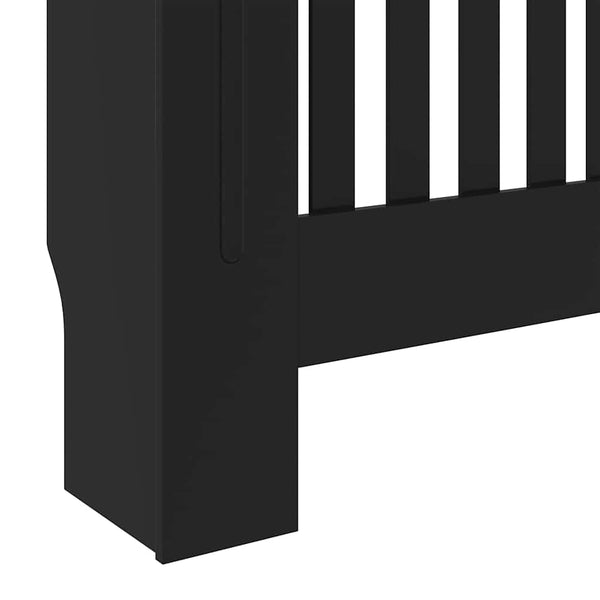 Musta mdf lämpöpatterin suoja Eliss 78cm
