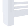 Valkoinen mdf lämpöpatterin suoja Oroian 78cm