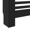 Musta mdf lämpöpatterin suoja Oroian 78cm