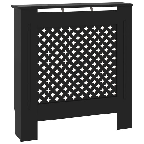 Musta mdf lämpöpatterin suoja Constantuin 78cm