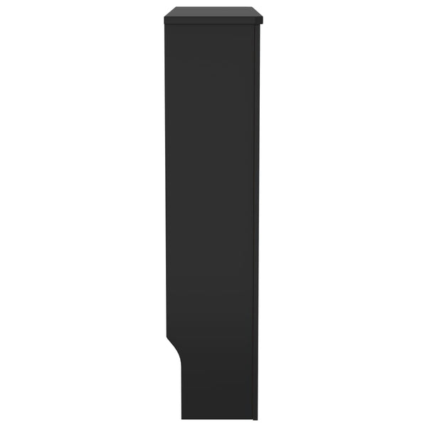 Musta mdf lämpöpatterin suoja Constantuin 78cm