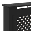 Musta mdf lämpöpatterin suoja Constantuin 78cm
