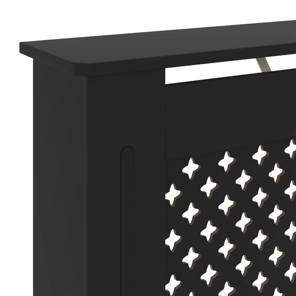 Musta mdf lämpöpatterin suoja Constantuin 78cm