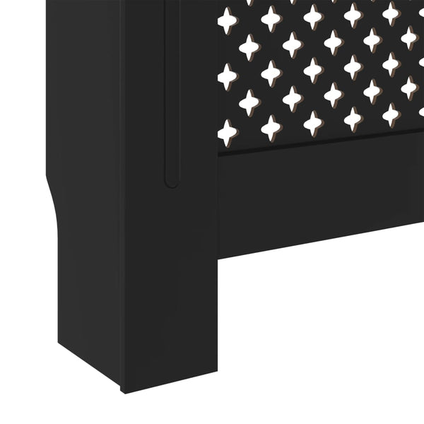 Musta mdf lämpöpatterin suoja Constantuin 78cm
