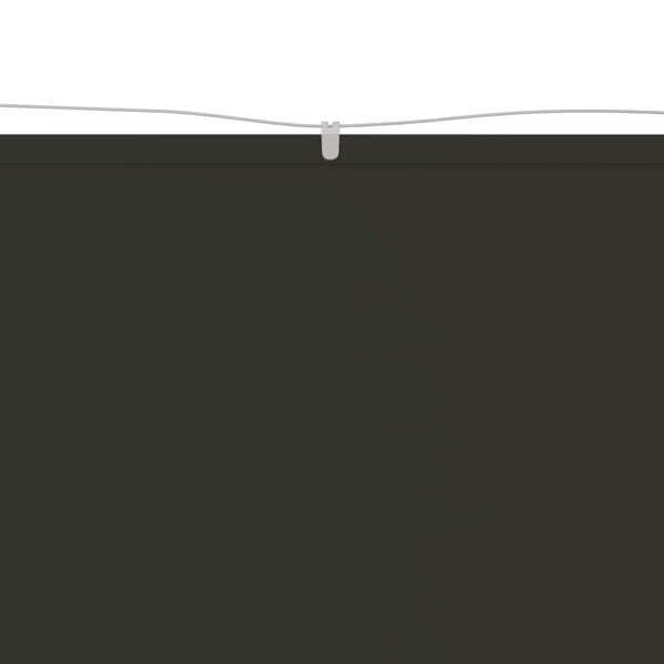 Anthrazitfarbene Vertikalmarkise Keifer 140x270cm (Oxford-Gewebe)