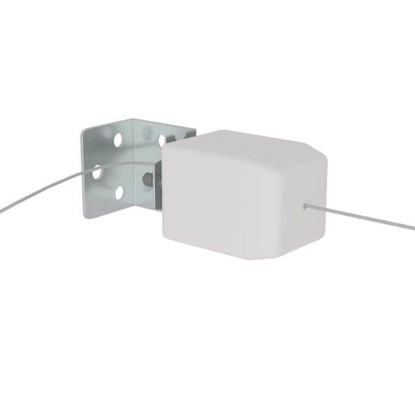 Anthrazitfarbene Vertikalmarkise Keifer 140x270cm (Oxford-Gewebe)