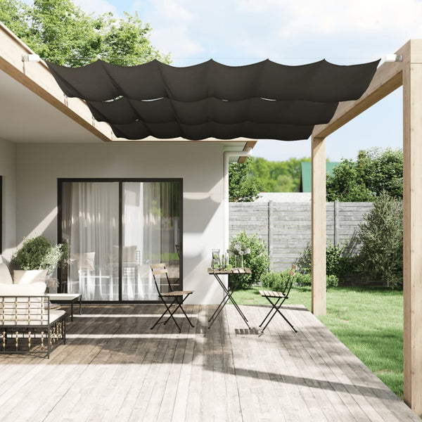 Anthrazitfarbene Vertikalmarkise Keifer 140x270cm (Oxford-Gewebe)